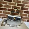 GG675797PYS-057　グッチ GUCCI 2022年最新作 スモール ジャンボ GG バンブーバッグ トップハンドルバッグ トートバッグ ハンドバッグ 斜め掛け ショルダーバッグ レディースかばん 