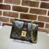 GG696180BKF-057　グッチ GUCCI 2022年最新作 ミニバッグ トートバッグ チェーンバッグ 斜め掛け ショルダーバッグ スクエアバッグ クロスボディバッグ キャンパス
