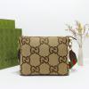 GG699130BKF-057　グッチ GUCCI 2022年最新作 ジャンボGG メッセンジャーバッグ 斜め掛け ショルダーバッグ スクエアバッグ クロスボディバッグ キャンパス