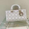 CD0540DBS-99　クリスチャンディオール CHRISTIAN DIOR 2022年最新作 レディ D-ジョイ バッグ トートバッグ 2way 斜め掛け ショルダーバッグ クロスボディ レディースかばん カナージュ ラムスキン