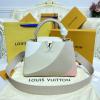 M59863-057　ルイヴィトン LOUISVUITTON 2022年最新入荷 カプシーヌ MINI トップハンドルバッグ トートバッグ ハンドバッグ 2way 斜め掛け ショルダーバッグ トリヨンレザー