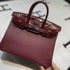 HBK25TEGQYJH-063　エルメス HERMES 2022年最新入荷 バーキンバッグ トップハンドルバッグ トートバッグ ハンドバッグ レディースかばん TOGO革 クロコ革