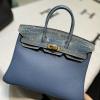 HBK25TENQJNL-063　エルメス HERMES 2022年最新入荷 バーキンバッグ トップハンドルバッグ トートバッグ ハンドバッグ レディースかばん TOGO革 クロコ革