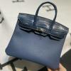 HBK25TEGQYZL-063　エルメス HERMES 2022年最新入荷 バーキンバッグ トップハンドルバッグ トートバッグ ハンドバッグ レディースかばん TOGO革 クロコ革