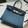 HBK30TENQJNL-063　エルメス HERMES 2022年最新入荷 バーキンバッグ トップハンドルバッグ トートバッグ ハンドバッグ レディースかばん TOGO革 クロコ革