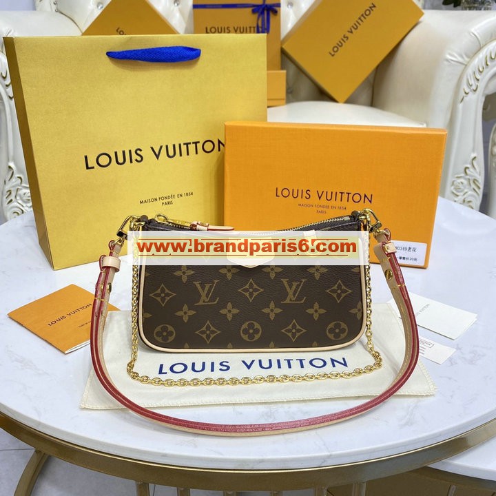 M80349H-057　ルイヴィトン LOUISVUITTON 2022年最新入荷 イージー ポーチ ホーボーバッグ チェーン ウォレット モノグラムキャンパス