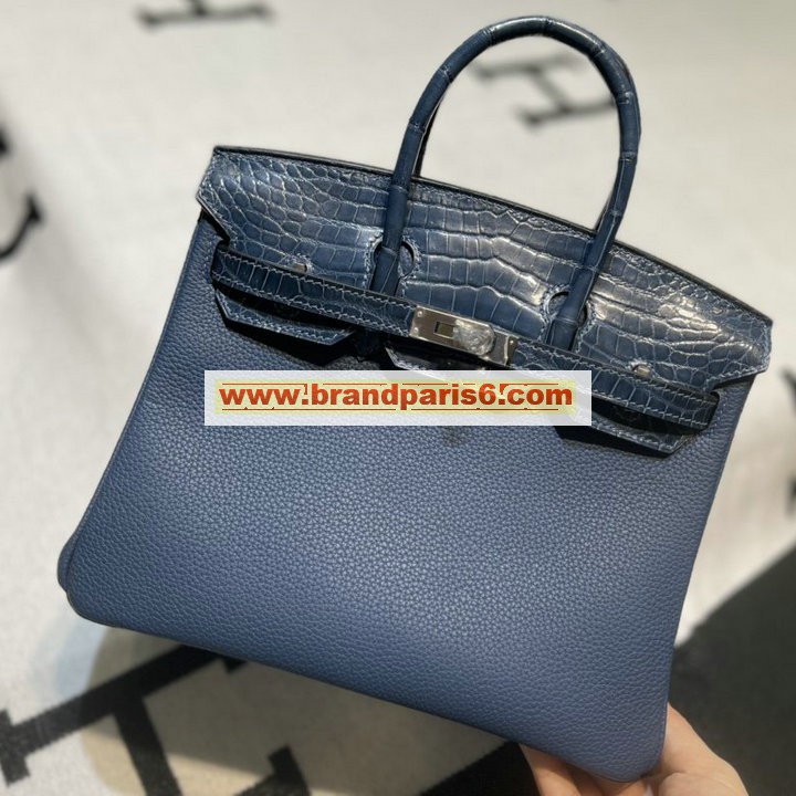 HBK25TEGQYZL-063　エルメス HERMES 2022年最新入荷 バーキンバッグ トップハンドルバッグ トートバッグ ハンドバッグ レディースかばん TOGO革 クロコ革