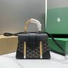GY20173BK-BX　ゴヤール GOYARD 2022年新色入荷 サイゴン ミニ ストラクチャードバッグ トートバッグ 2way ショルダーバッグ レディースかばん ゴヤールディンキャンバス レザー 