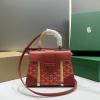 GY20173JH-BX　ゴヤール GOYARD 2022年新色入荷 サイゴン ミニ ストラクチャードバッグ トートバッグ 2way ショルダーバッグ レディースかばん ゴヤールディンキャンバス レザー 