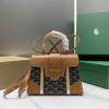 GY20173TH-BX　ゴヤール GOYARD 2022年新色入荷 サイゴン ミニ ストラクチャードバッグ トートバッグ 2way ショルダーバッグ レディースかばん ゴヤールディンキャンバス レザー 