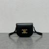 CE110413PBK-XX　セリーヌ CELINE 2022年最新入荷 ティーン ブザス フラップバッグ 斜め掛け ショルダーバッグ クロスボディバッグ カーフスキン