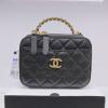 CH3221BK-DDB　シャネル CHANEL 2022年最新入荷 スモール ヴァニティー ケース トップハンドルバッグ 斜め掛け ショルダーバッグ 化粧かばん レディースかばん クロスボディバッグ