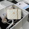 CH3222BS-DDB　シャネル CHANEL 2022年最新入荷 スモール ヴァニティー ケース トップハンドルバッグ 斜め掛け ショルダーバッグ 化粧かばん レディースかばん クロスボディバッグ