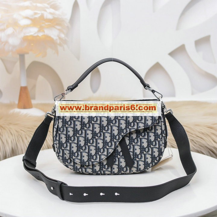 CD1033BLK-025　クリスチャンディオール CHRISTIAN DIOR 2022年最新入荷  サドルバッグ トートバッグ ハンドバッグ クロスボディバッグ ショルダーバッグ カーフレザー