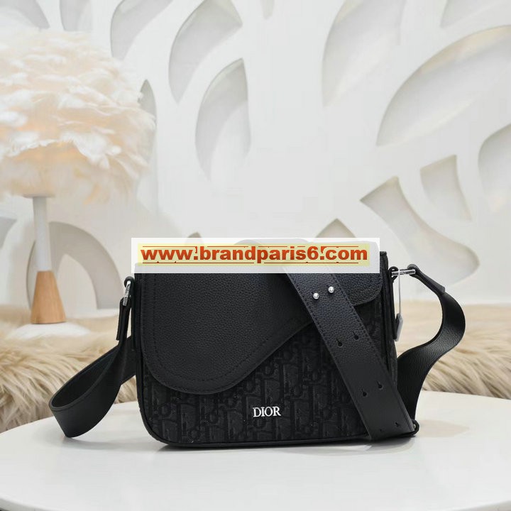 CD1130BBK-025　クリスチャンディオール CHRISTIAN DIOR 2022年最新入荷 サドル メッセンジャーバッグ 斜め掛け ショルダーバッグ メンズかばん ビジネスバッグ