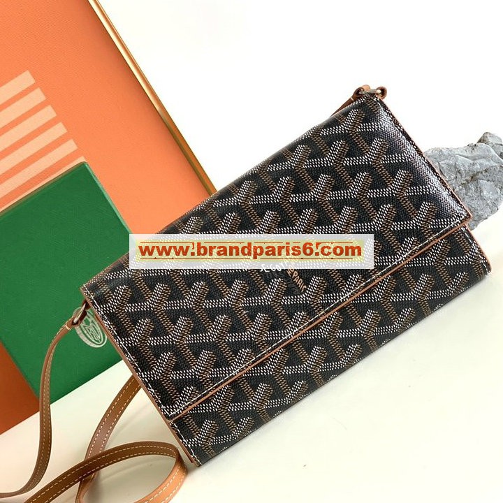 GY0026TH-BX　ゴヤール GOYARD 2022年新色入荷 ヴァレンヌポーチウォレット 斜め掛け ショルダーバッグ クロスボディバッグ 