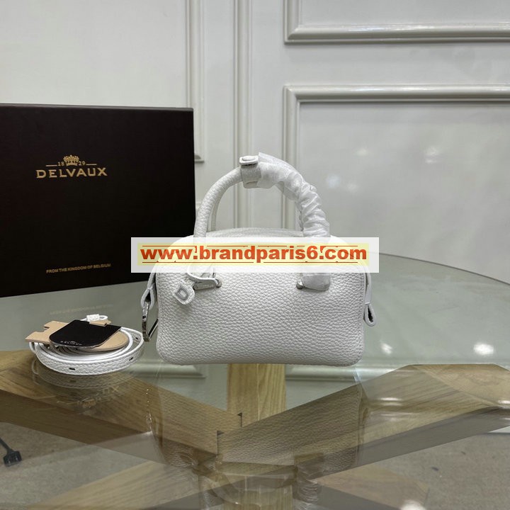DE0524MLQBS-99　デルヴォー Delvaux 2022年最新入荷 Cool Box NANO クールボックス ナノ トップハンドルバッグ トートバッグ カーフレザー レディースかばん