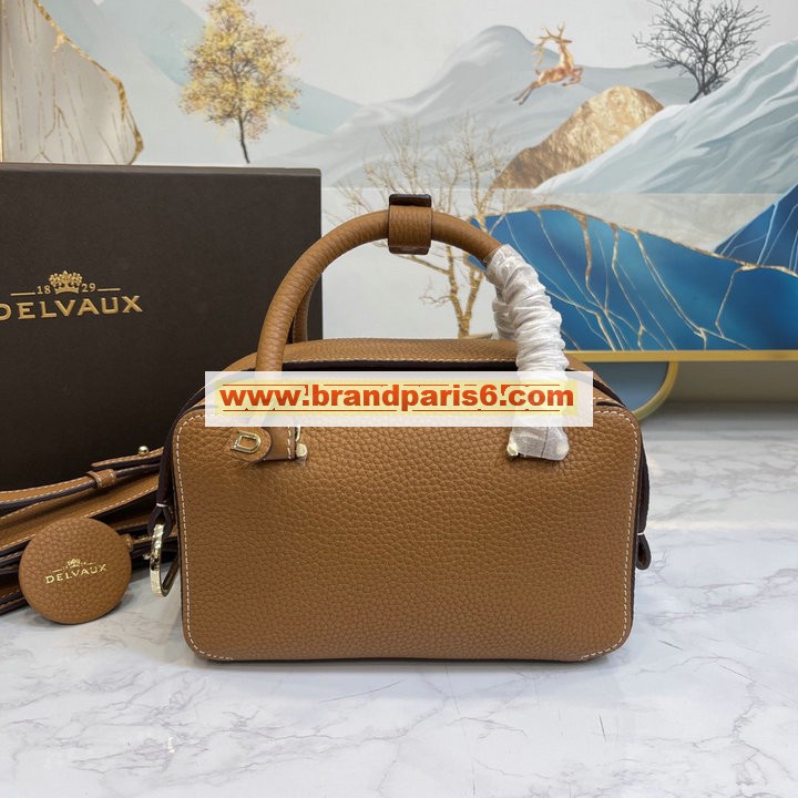 DE0524XLQJT-99　デルヴォー Delvaux 2022年最新入荷 Cool Box クールボックス ミニ Enlaced トップハンドルバッグ トートバッグ カーフレザー レディースかばん