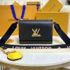 M20680-057　ルイヴィトン LOUISVUITTON 2022年最新入荷 ツイスト MM トップハンドルバッグ トートバッグ 2way 斜め掛け ショルダーバッグ クロスボディバッグ エピレザー 