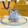 M81626-057　ルイヴィトン LOUISVUITTON 2022年最新入荷 ナノ ノエ バケットバッグ ショルダーバッグ トートバッグ ドローストリングバッグ レディースかばん モノグラムアンプラント レザー