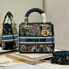 CD9027DWS-025　クリスチャンディオール CHRISTIAN DIOR 2022年最新入荷 Lady Dior トートバッグ ハンドバッグ 2way ショルダーバッグ クロスボディバッグ レディースかばん 