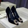 MBJ22004K-26　マノロ ブラニク MANOLO BLAHNIK 2022年最新入荷 ウィメンズ パンプス ハンギシ ビジュー ハイヒールシューズ ピンヒール レディースシューズ 