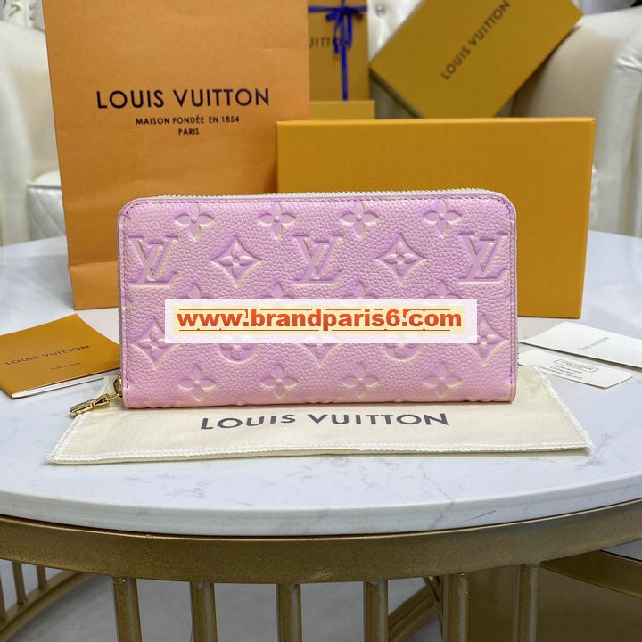 M81299-057　ルイヴィトン LOUISVUITTON 2022年最新入荷 ジッピー ウォレット ファスナー長財布 ロングウォレット カードポケット 小銭入れ モノグラム アンプラント レザー