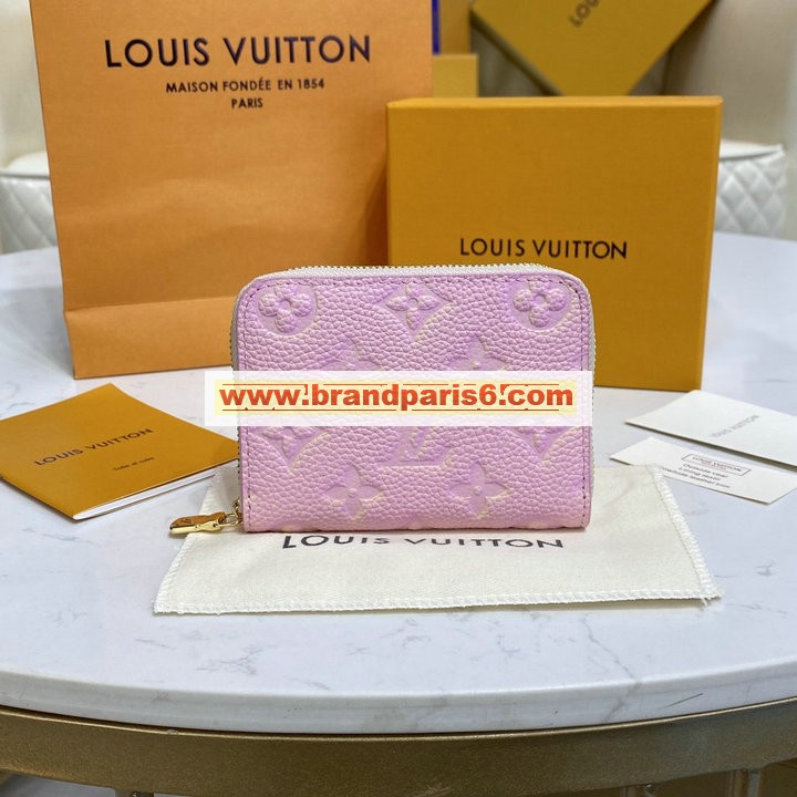 M81467F-057　ルイヴィトン LOUISVUITTON 2022年最新入荷 ジッピー ウォレット ファスナー短財布 ショートウォレット コインケース 小銭入れ モノグラム アンプラント レザー
