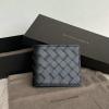 BOV605721QBK-aj　ボッテガヴェネタ BOTTEGAVENETA 2022年最新入荷 二つ折り短財布 メンズ ショートウォレット カード入れ 札入れ