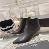 CHJ22054P-26　シャネル CHANEL 2022年秋冬最新入荷 ウィメンズ ウェッジソール アンクルブーツ ミドルヒールシューズ レディースシューズ カーフレザー