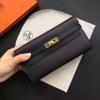 H708SJBK-063　エルメス HERMES 2022最新入荷 ケリーウォレット ポーチ 手持ちかばん ロングウォレット クラッチバッグ ヴォーエプソン