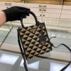 PD1BA355XWBK-GH　プラダ PRADA 2022年最新入荷 シンボル エンブロイダリージャカードファブリック ミニバッグ ハンドバッグ トートバッグ 2way 斜め掛け ショルダーバッグ クロスボディバッグ レディースかばん 