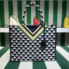 PD1BA356BTBK-GH　プラダ PRADA 2022年最新入荷 シンボル ジャカードファブリック ラージハンドバッグ トートバッグ トップハンドルバッグ レディースかばん 