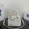 PD1BA906BS-GH　プラダ PRADA 2022年最新入荷 ガレリア サフィアーノレザー ミニバッグ トートバッグ 2way ショルダーバッグ カーフレザー レディースかばん