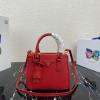 PD1BA906RD-GH　プラダ PRADA 2022年最新入荷 ガレリア サフィアーノレザー ミニバッグ トートバッグ 2way ショルダーバッグ カーフレザー レディースかばん