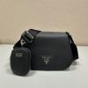 PD1BD293BK-GH　プラダ PRADA 2022年最新入荷 フラップ 斜め掛け ショルダーバッグ クロスボディバッグ カーフレザー レディースかばん