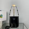 PD1BE059QBK-GH　プラダ PRADA 2022年最新入荷 ミニ バゲットバッグ トートバッグ 2way 斜め掛け ショルダーバッグ クロスボディバッグ カーフレザー レディースかばん