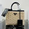 PD1BG835BK-GH　プラダ PRADA 2022年最新入荷 トップハンドルバッグ トートバッグ 2way 斜め掛け ショルダーバッグ クロスボディバッグ レディースかばん