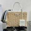 PD1BG835BS-GH　プラダ PRADA 2022年最新入荷 トップハンドルバッグ トートバッグ 2way 斜め掛け ショルダーバッグ クロスボディバッグ レディースかばん
