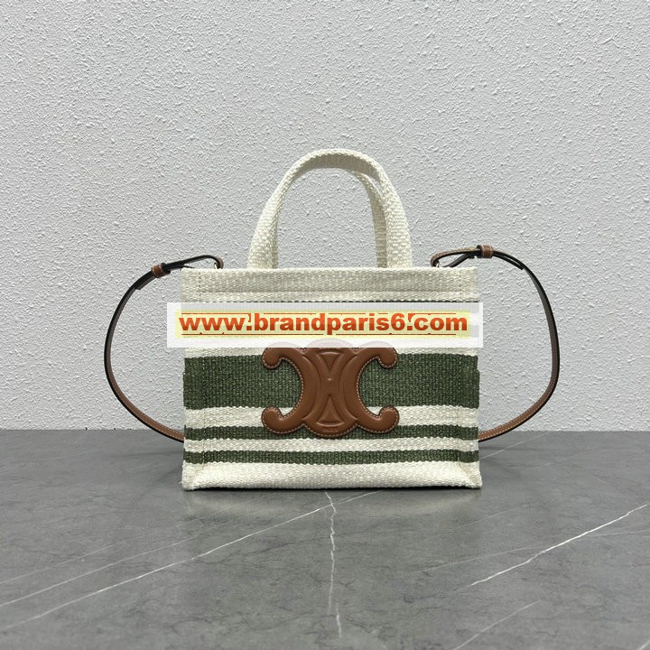 CE199162SGL-XX　セリーヌ CELINE 2022年最新入荷 スモール カバ タイス トートバッグ 2way 斜め掛け ショルダーバッグ ハンドバッグ レディースかばん テキスタイル カーフスキン