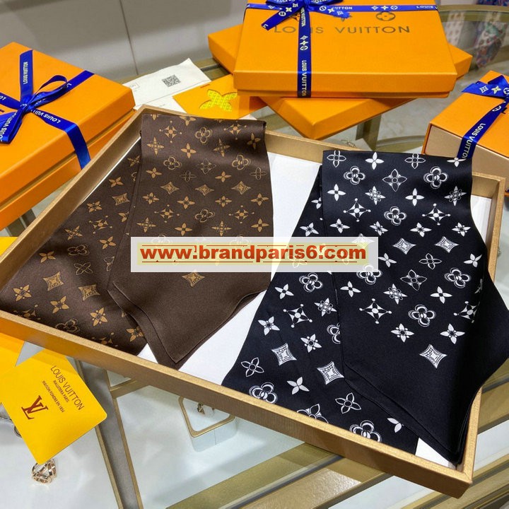 FDLV22014-AN　ルイヴィトン LOUISVUITTON 2022年最新入荷 バンドー マフラー ヘアバンドー シルク