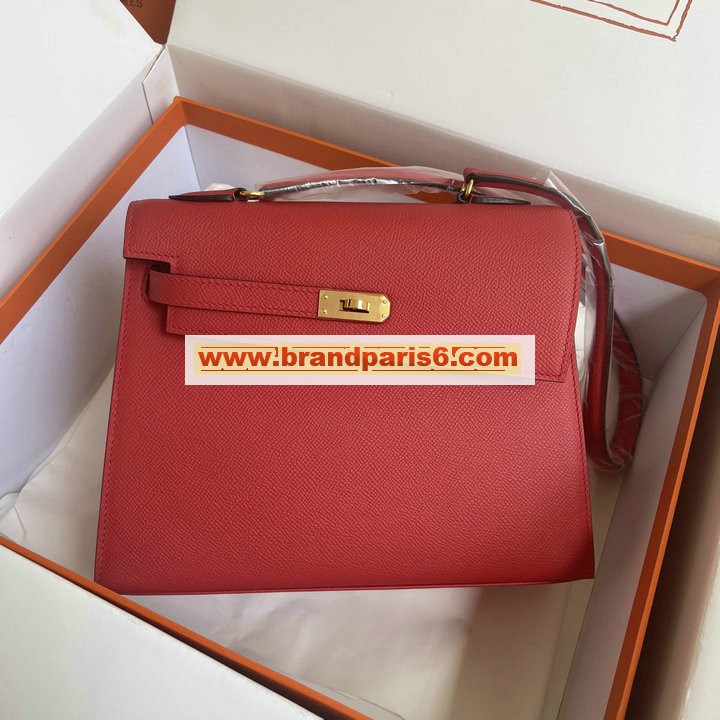 HKL5080SJRD-063　エルメス HERMES 2022年最新入荷 ケリー トップハンドルバッグ トートバッグ ハンドバッグ レディースかばん