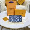 M81226-057　ルイヴィトン LOUISVUITTON 2022年最新入荷 ジッピー ウォレット ファスナー長財布 ロングウォレット カード入れ 札入れ デニム