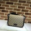 GG449172XBK-057　グッチ GUCCI 2022年最新入荷 スモール フラップバッグ 斜め掛け ショルダーバッグ クロスボディバッグ 男女兼用 キャンパス レザー