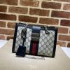 GG498156LBK-057　グッチ GUCCI 2022年最新入荷 パドロック スモール ショルダーバッグ クロスボディバッグ レディースかばん キャンパス レザー