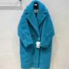 YFMAX22001T-HXG　マックスマーラ MaxMara 2022年秋冬最新入荷 ロング丈 Teddy Bear Icon Coat テディ ベーア コート ロングスリーブ トップスコート 暖かい 防寒 アウターウェア 