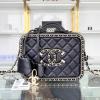 CH93343LBK-CC　シャネル CHANEL 2022年最新入荷 ヴァニティー ケース ハンドバッグ 斜め掛け ショルダーバッグ 化粧箱