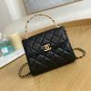 CH2945BK-CC　シャネル CHANEL 2022年最新入荷 チェーン クラッチ トップハンドルバッグ トートバッグ 斜め掛け ショルダーバッグ クロスボディバッグ レディースかばん