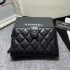 CH50073YYBK-CC　シャネル CHANEL 2022年最新入荷 二つ折り長財布 ミディアムウォレット カード入れ 札入れ 小銭入れ ラムスキン