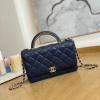 CH81207SL-CC　シャネル CHANEL 2022年最新入荷 WOC トップハンドルバッグ トートバッグ 2way 斜め掛け ショルダーバッグ クロスボディバッグ レディースかばん ラムスキン